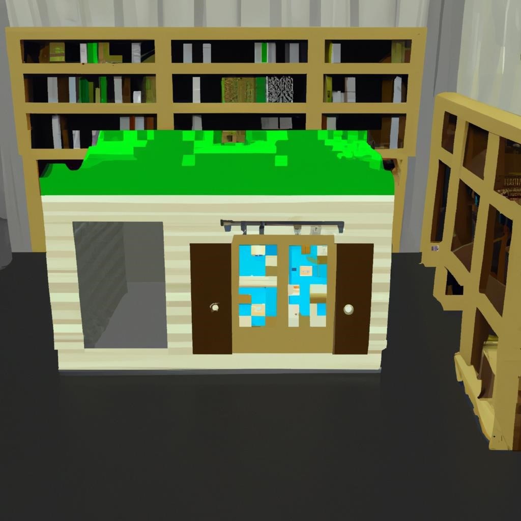 Подготовка, строительство и декорирование библиотеки в Minecraft