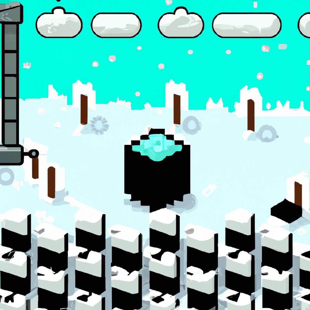 Как создать генератор снега в Minecraft